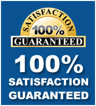 100% satisfaction guaranteed